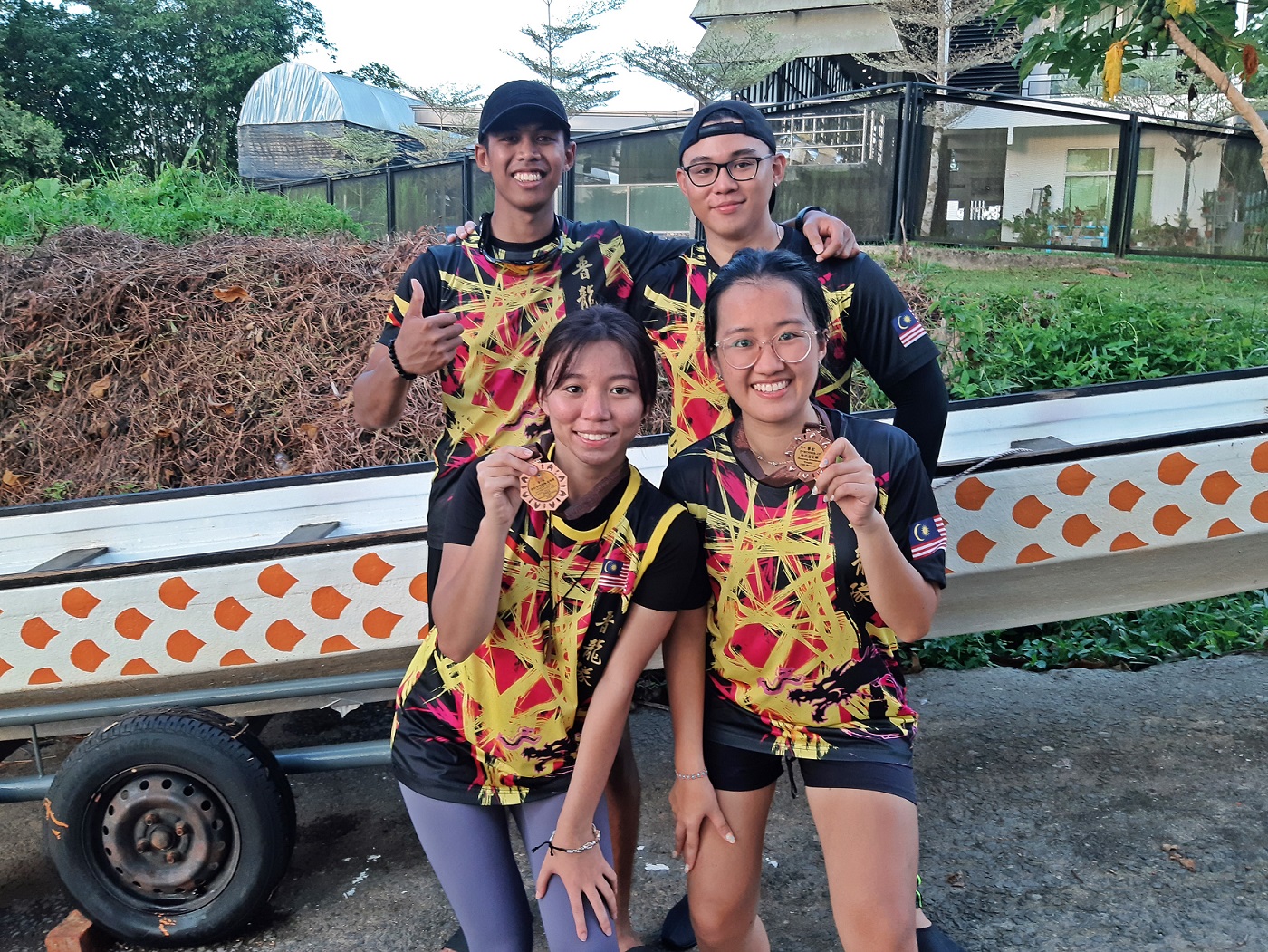 (Clockwise from bottom left) Amanda Wong, Cedric Chiam, Adrian Wong and Britnie Liaw.