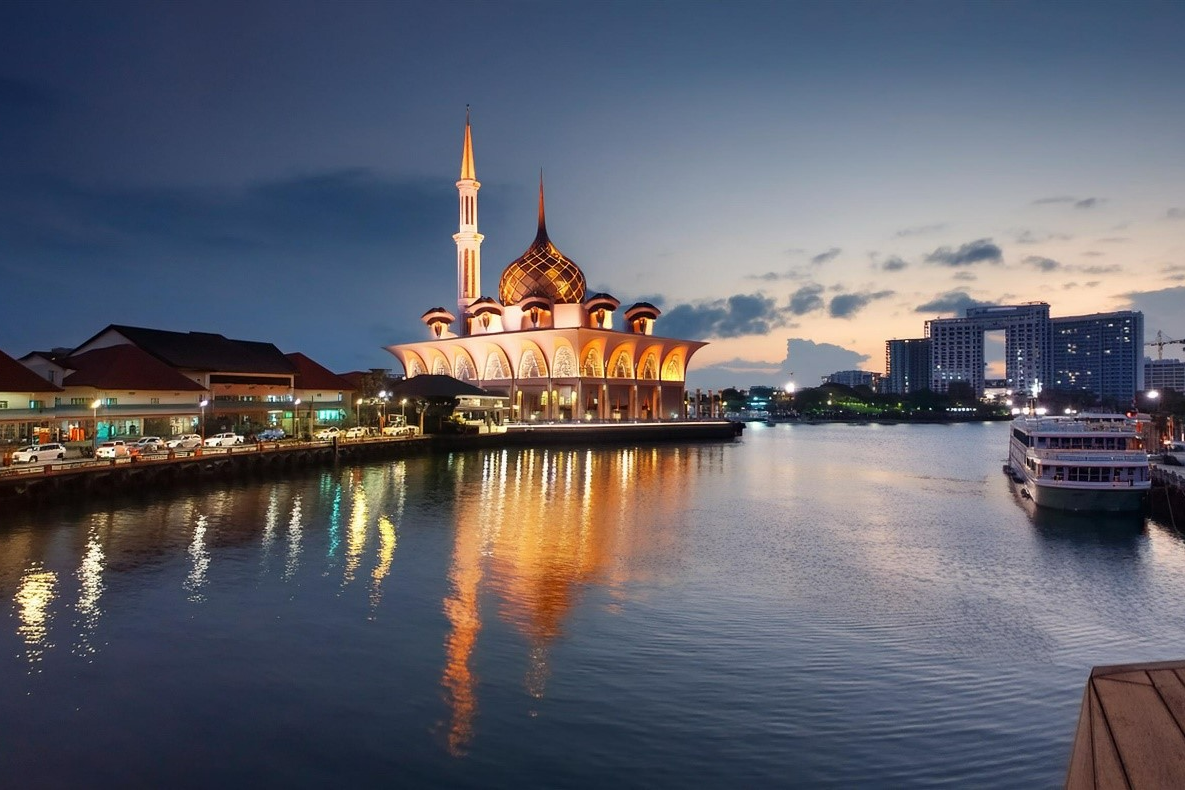 A scenic view along the Sarawak River generated from Adobe Firefly